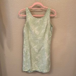 Pineapple Moon Green Flora Dress